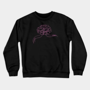 Ribbon Bow (pink) Crewneck Sweatshirt